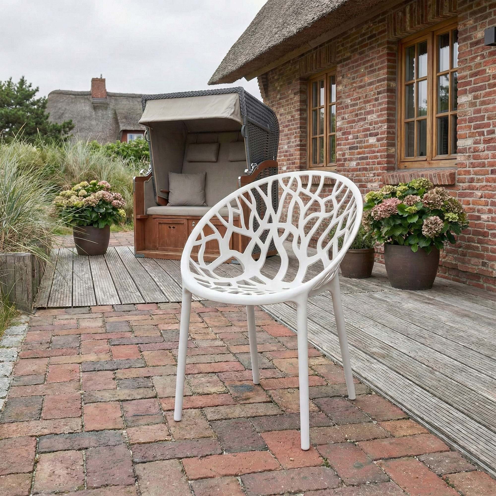 4er Set Gartenstühle Hope