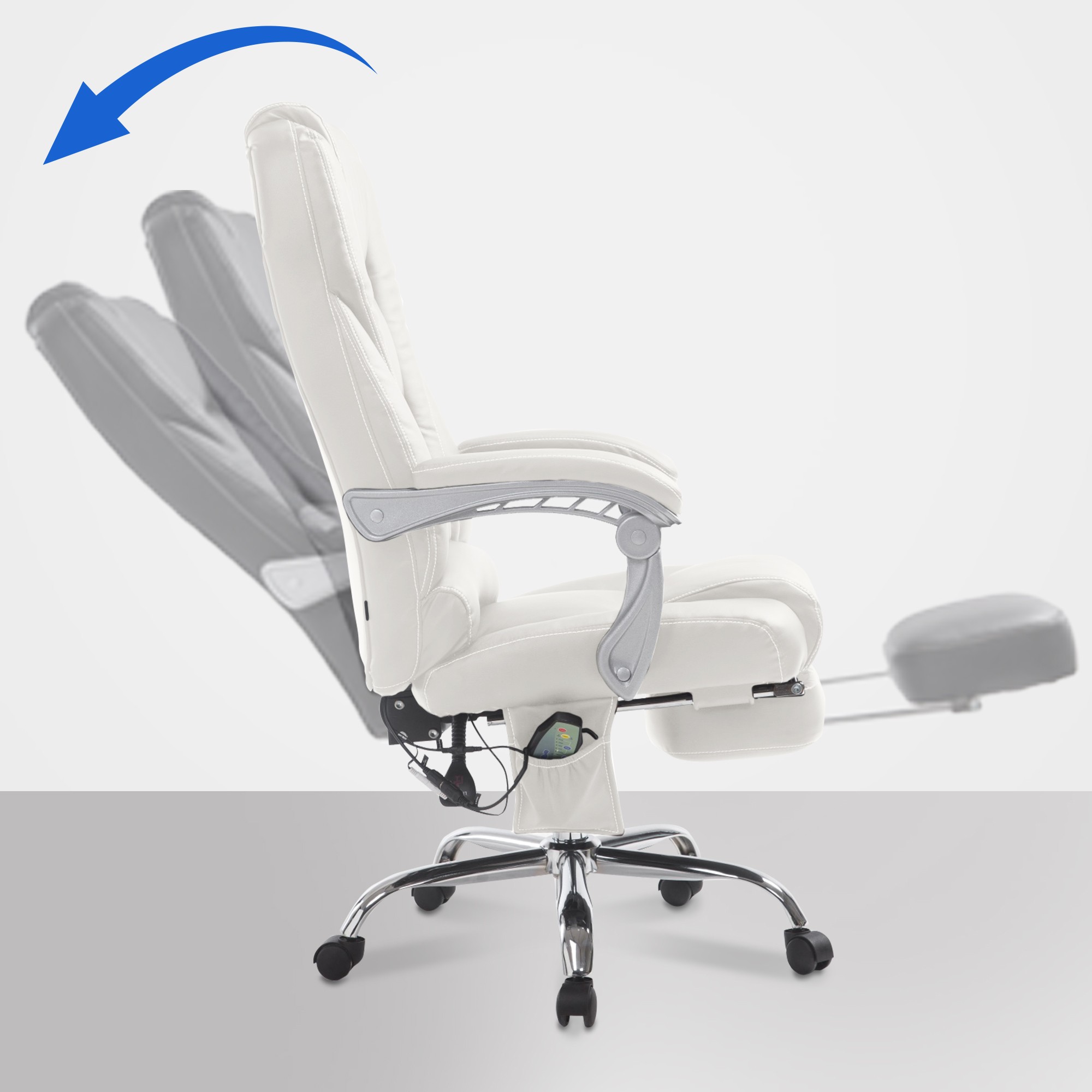 Bürostuhl Pacific mit Massagefunktion Kunstleder