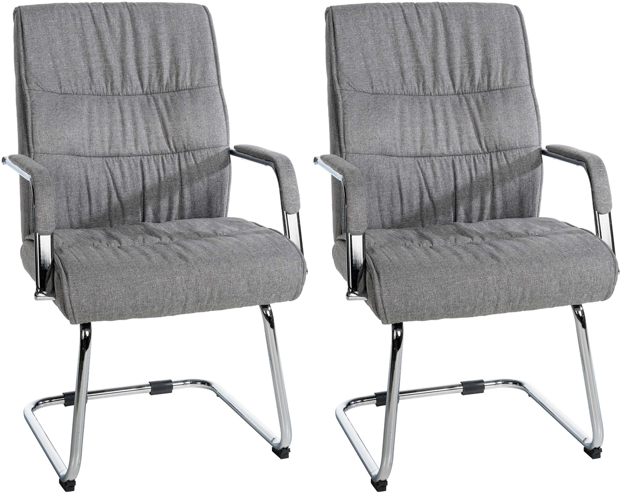 2er Set Besucherstuhl Sievert Stoff