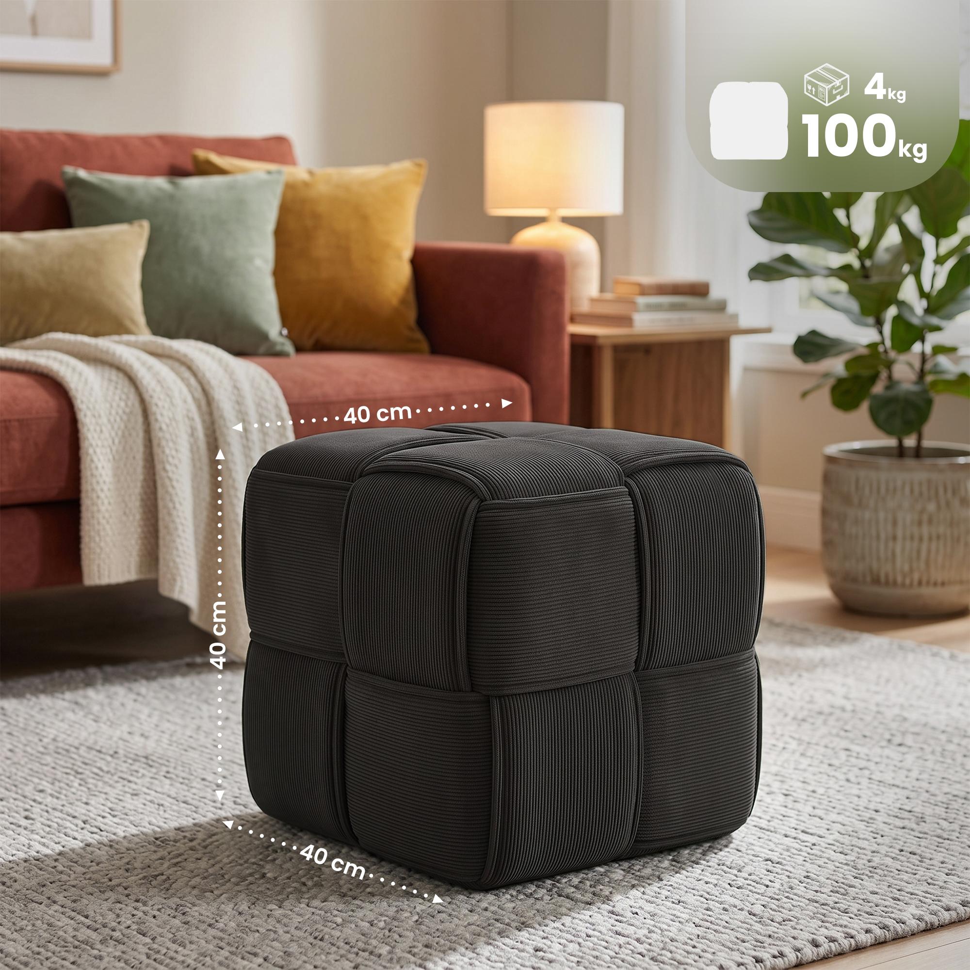 Sitzhocker Forinta Cord