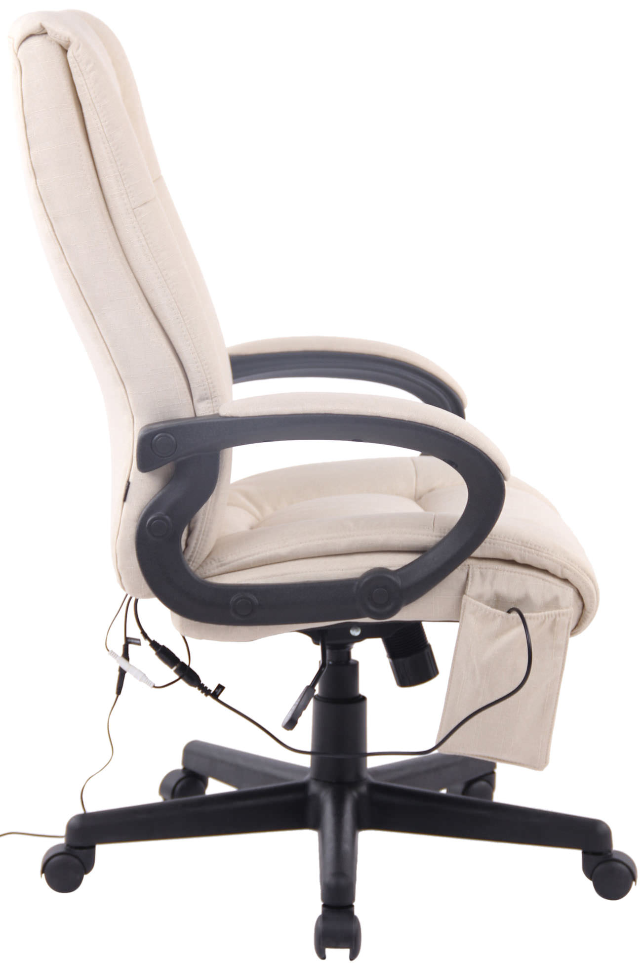 CLP Bürostuhl XL Sparta XM Stoff höhenverstellbarer, drehbare und mit Massagefunktion