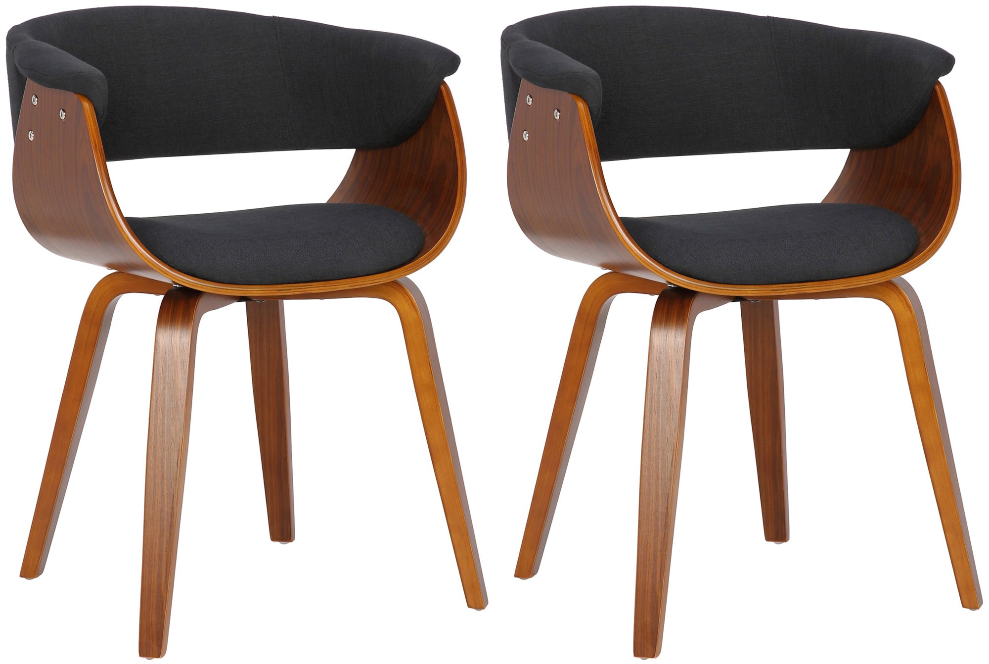 2er Set Esszimmerstuhle Bruce Stoff
