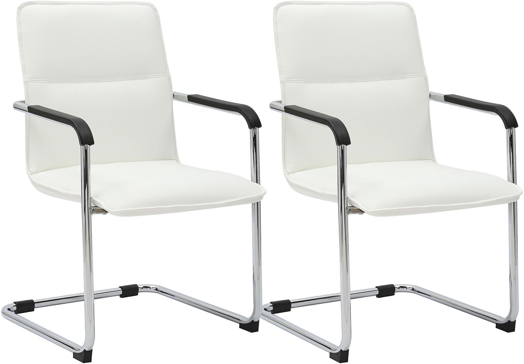 2er Set Freischwinger Seattle Kunstleder