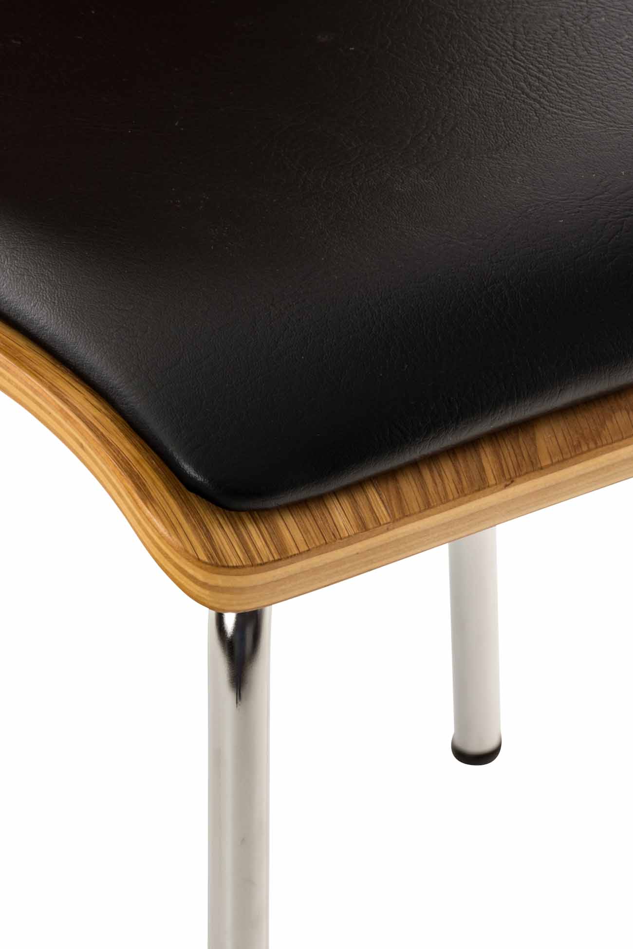CLP 4er Set Stühle Pepe PVC mit ergonomisch geformter Sitzfläche