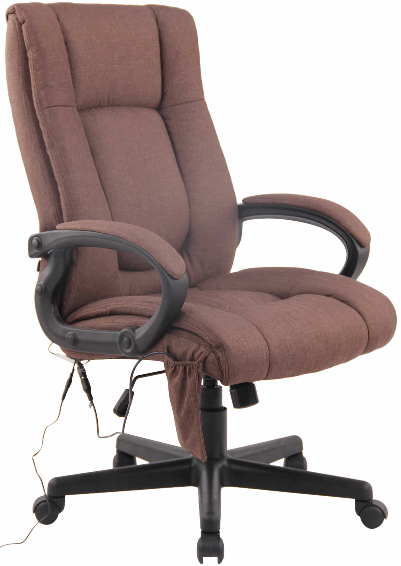 CLP Bürostuhl XL Sparta XM Stoff höhenverstellbarer, drehbare und mit Massagefunktion