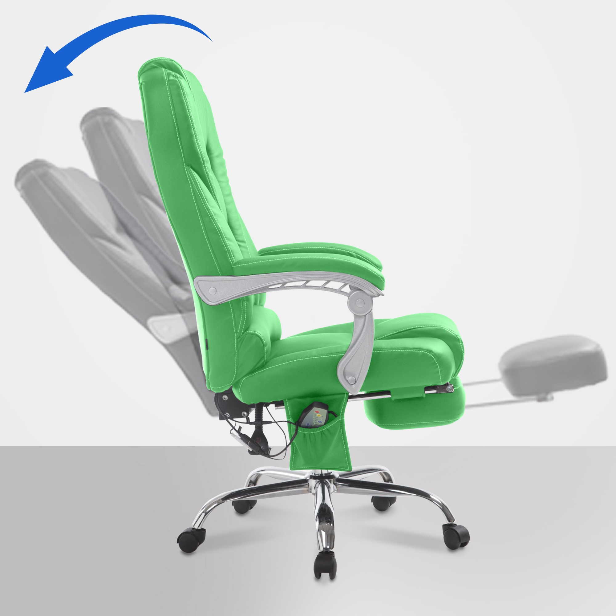 Bürostuhl Pacific mit Massagefunktion Kunstleder