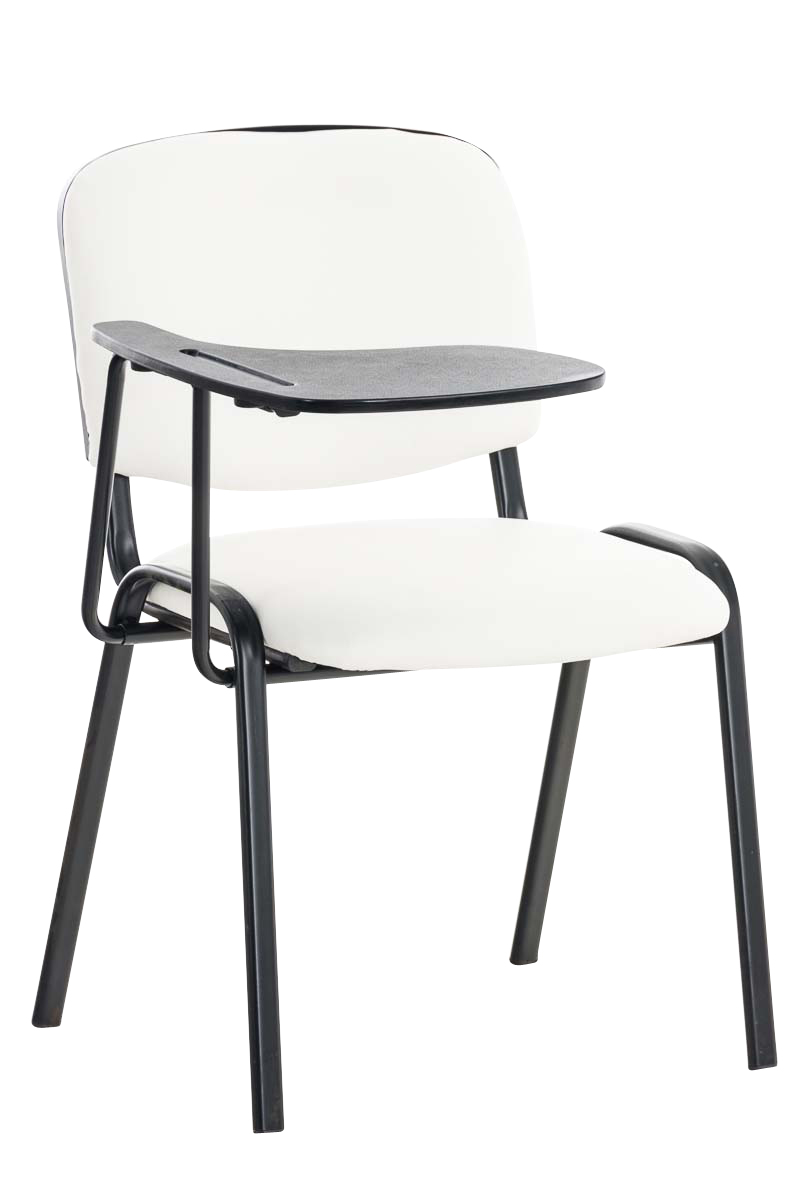 CLP Stuhl Ken mit Klapptisch Kunstleder mit gepolsterter Sitzfläche