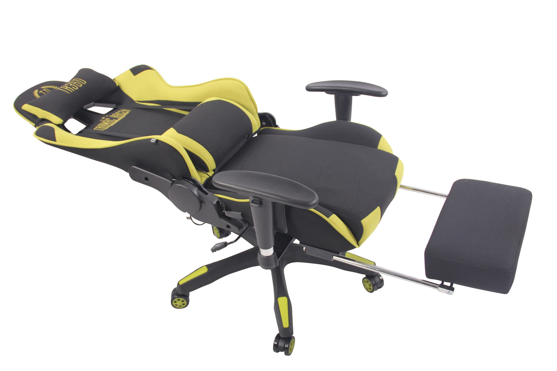CLP Bürostuhl Turbo XFM Stoff mit Massagefunktion und ausziehbarer Fußablage