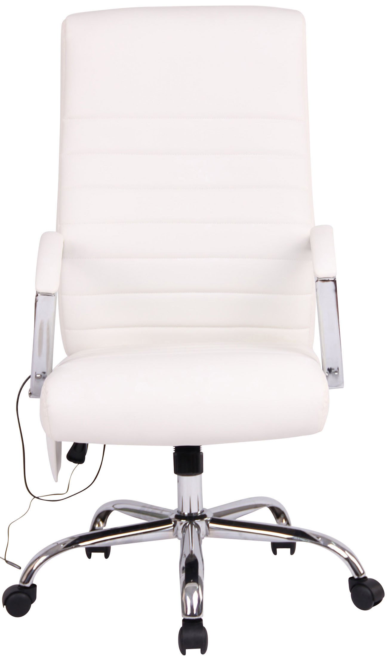 CLP Bürostuhl Valais mit Massagefunktion höhenverstellbarer, drehbare und mit Leichtlaufrollen.