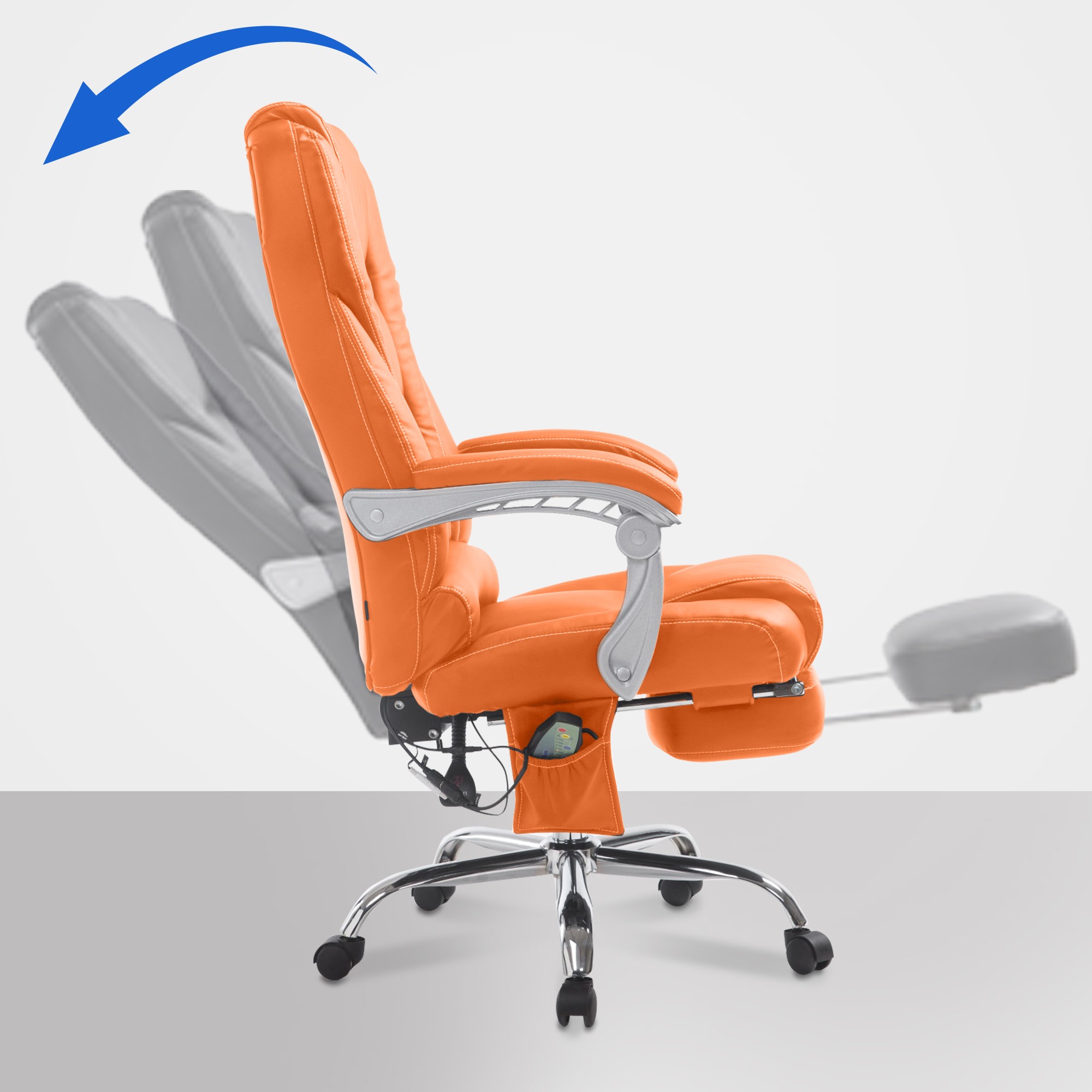 Bürostuhl Pacific mit Massagefunktion Kunstleder